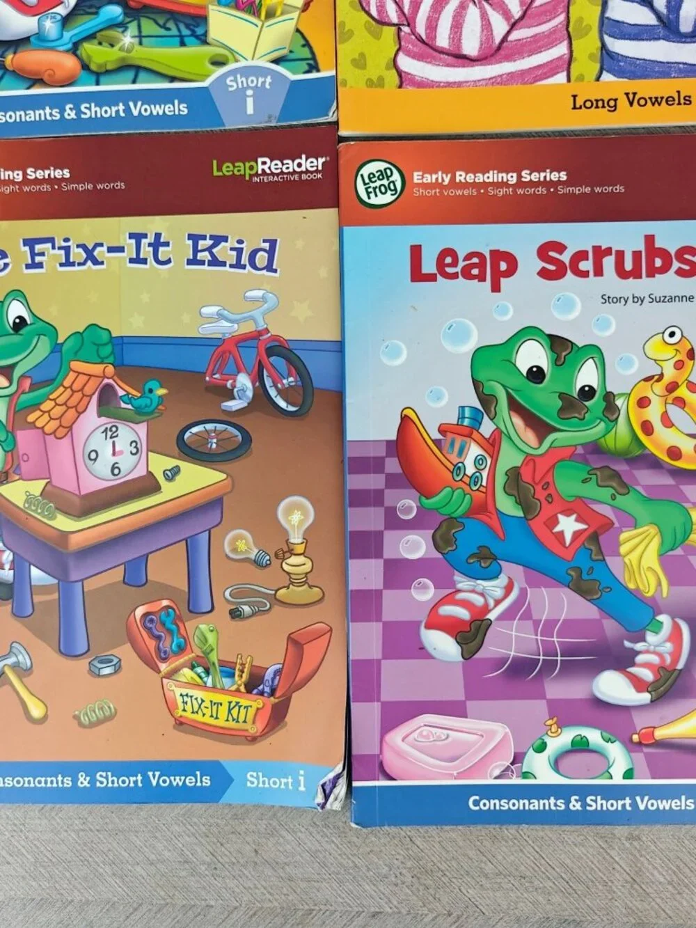LeapFrog LeapReader Early Reading Series Lot Of 6 Paperback Books Children's